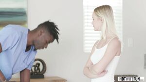Sexy Little Thing Natalia Queen Gets A Massage And A BBC in 4K