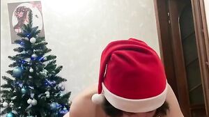 Tara Summers - Christmas Pussy and Anal Sex. Close up Anal