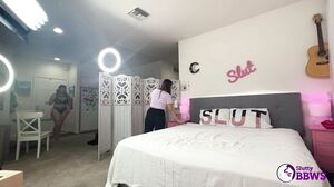 SluttyBBWs - BTS with goth baddie Angel Summer