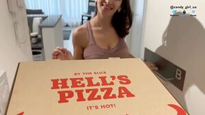 Tara Summers - Unfaithful Busty Wife Fucks Pizza Guy to Avoid Paying for Delivery