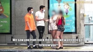 Antonio Mallorca - Two Hot Mexican Teens Picked up from the Bus Stop to have a Unforgettable FOURSOME