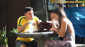 Antonio Mallorca - Big Booty Brazilian Gold Digger Gets Exposed and Fucked Hard