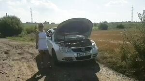 LolyAmateur - Gorgeous Blonde Sex Car- Public Sex with a Stranger