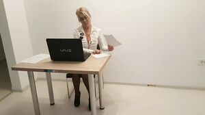 LolyAmateur - Horny Secretary Fuck with new Boss in the Office
