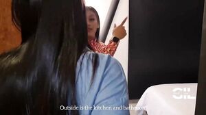 I fuck a stranger who rents me a room - Mariana Martix & Salome Gil in HD