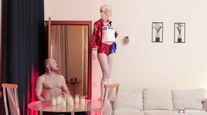 Polly Yangs - Solo Orgasms For Polly Yang As Harley Quinn