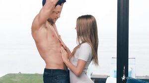 Jill Kassidy - Cute Petite Teen Brunette Gets Fucked By Big Cock