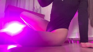 Amelisoyka - Wow, how she Play with Vibrator and Huge Dildo until Squirt