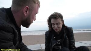 FirstAnalTeens - Kristi Taking Cock In Asshole