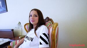 TripForFuck - I wrote some dirty words on a Russian girl's body