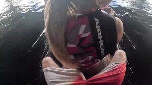 Stephanie Love Takes Big Dick Pounding on Top of a Jet Ski Outside