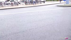 20yr Old Gina Made To A At Real Street Casting For Money