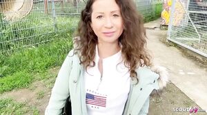 Anal Defloration Sex For Curly Hair Julia Bach At Pickup Casting