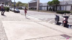 Fit Latina Penelope Let Puffy Tits Slip And Talk To Fuck At Model Job