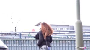 Latin Ebony Seduce To Eye Rolling Orgasm Sex At Pickup Casting