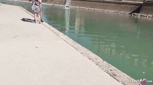 Redhead Melina Cheating Bf At Pickup Casting At Holiday And Fuck At Pool