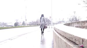 Round Ass And Boobs Bombshell Talk To Fuck At Model Job