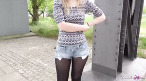 Two Skinny Girls First Time Ffm 3some At Pickup In Berlin
