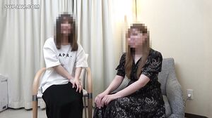 .143 .cm. Ria-chan And Fair-skinned Glamorous Body Mika-chan In A Dream 4P♡Double Blowjob