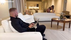 La Paisita - Cleaning Lady Spills A Drink And Pays Getting Pussy And Throatfucked Hard