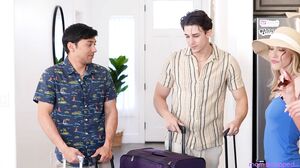 Diana Grace & Nikita Reznikova - Stepmom Shows Me Her Tits On Vacation