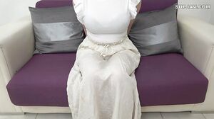 A Beautiful Nude Body With Fair Skin And Big Breasts. Three Consecutive Ejaculations On A Captivating Body.