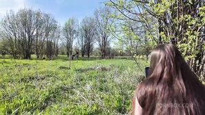 Lika Li & Vika Lita - We are watched wild fucking in public