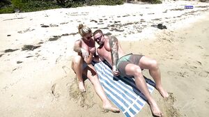 Sweet Vickie Public sex with Danny Luckee in the Virgin Islands