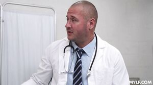 Katie Kinz - Her Husband Must Leave Before the Doctor Examines Her Pussy