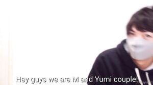 Blindfold Taste Test Game, Japanese girlfriend tricked by him into huge facial (Emuyumi Couple)