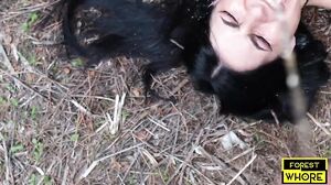 Forest Whore & Kaitlyn Katsaros Extreme Dirty Public Games