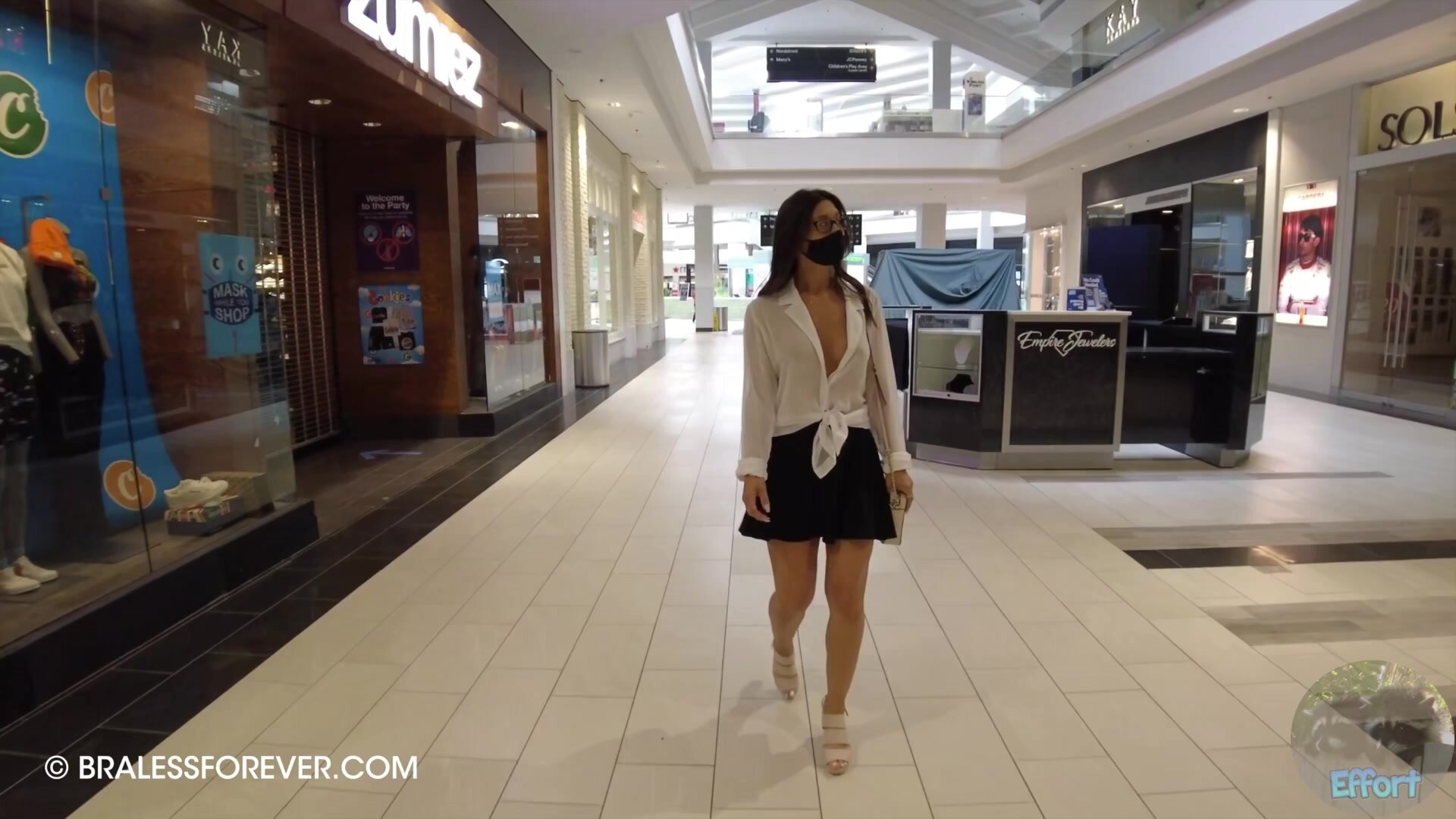Emma G - Sheer In The Mall