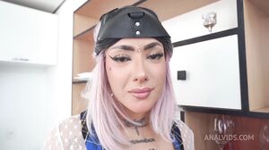 Maria Morangoh, white Braziloan alt fucked balls deep by big black cock (Anal, 0% pussy, BBC, interracial, dirty talk) OB498