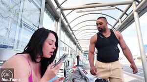 Victoria Summers - Threesome black cocks fuck hard pussy creampie