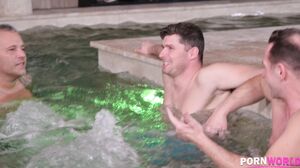 Dude Gets Stacked Italian Blonde Marica Chanelle's T&A as a Gift & Shares Her with His Friends in 4K