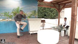 Gina Gerson - Doris' Poolhouse Threesome