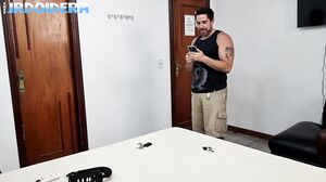 Bastidores da rabuda Angel Caricias dando cu pro Jr Doidera e ganhando leite na boca