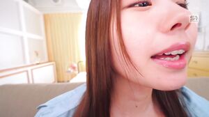 SONE-743 "I want to make all of your big-boob lover's dreams come true." I'll stick my soft, natural H-cup breasts together, rub them, squeeze them, and help you cum every day. My boob-jerk-off girlfriend, Miyu Kohinata