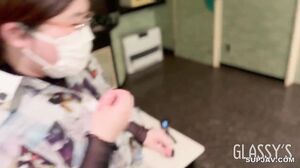 #19 Creampie & Oral Cumshots To Inexperienced Staff Cumshot│GLASSY'S