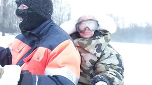 Crazyfamily 1970 - A Walk with my Stepmom on a Snowmobile Ended with a Striptease