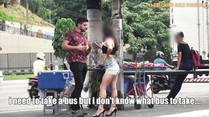 Brazilian Gold Digger Teen is Shown no Mercy