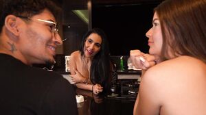 ThiagoLopezxx - Big Ass Stepmom Teaches her Stepdaughter how to Ride a Cock using Boyfriend's Cock