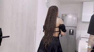 Carla Morelli - Fucking my best friend's mom, a sexy busty and big ass Ebony