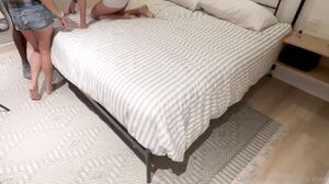 Sexy Sara Bee - OnlyFans - FFM Threesome with my girl and a Super Jacked BBC we just met at a party