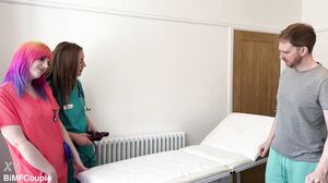 Kayleigh Davis Sexy Nurses Can't Resist Patient's Cock