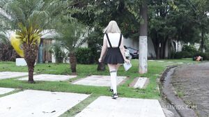 Yummy estudio welcomes cute student Vivian Lola seducing her teacher for hardcore all anal fucking in HD