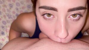 Raxxxbit - Hot blonde deepthroat and hardcore sex to cum in mouth
