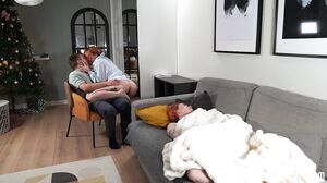 Our roomate was in bed when we fucked