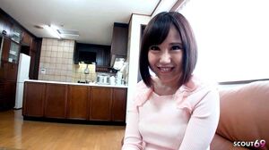 Petite Asian Step-Sister 18 seduce to First Time POV Suck and taste Sperm