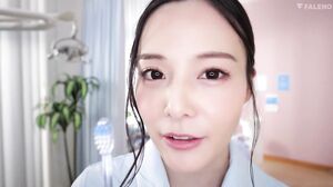 FNS-066 Dental hygienist Nene is actually a tongue-kissing fiend, licking and eating her patients' mouths!